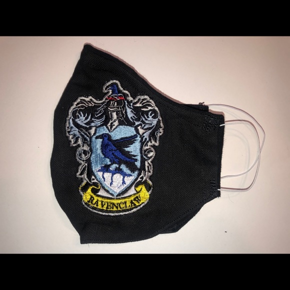 Washable Embroidered Ravenclaw Mask - Picture 3 of 5
